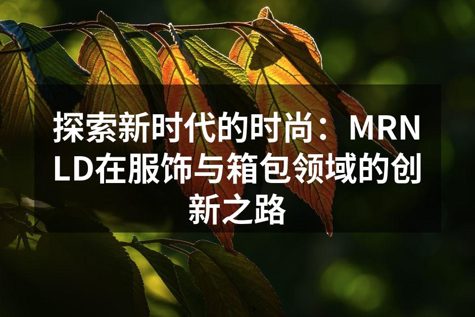 MRNLD新系列箱包展示